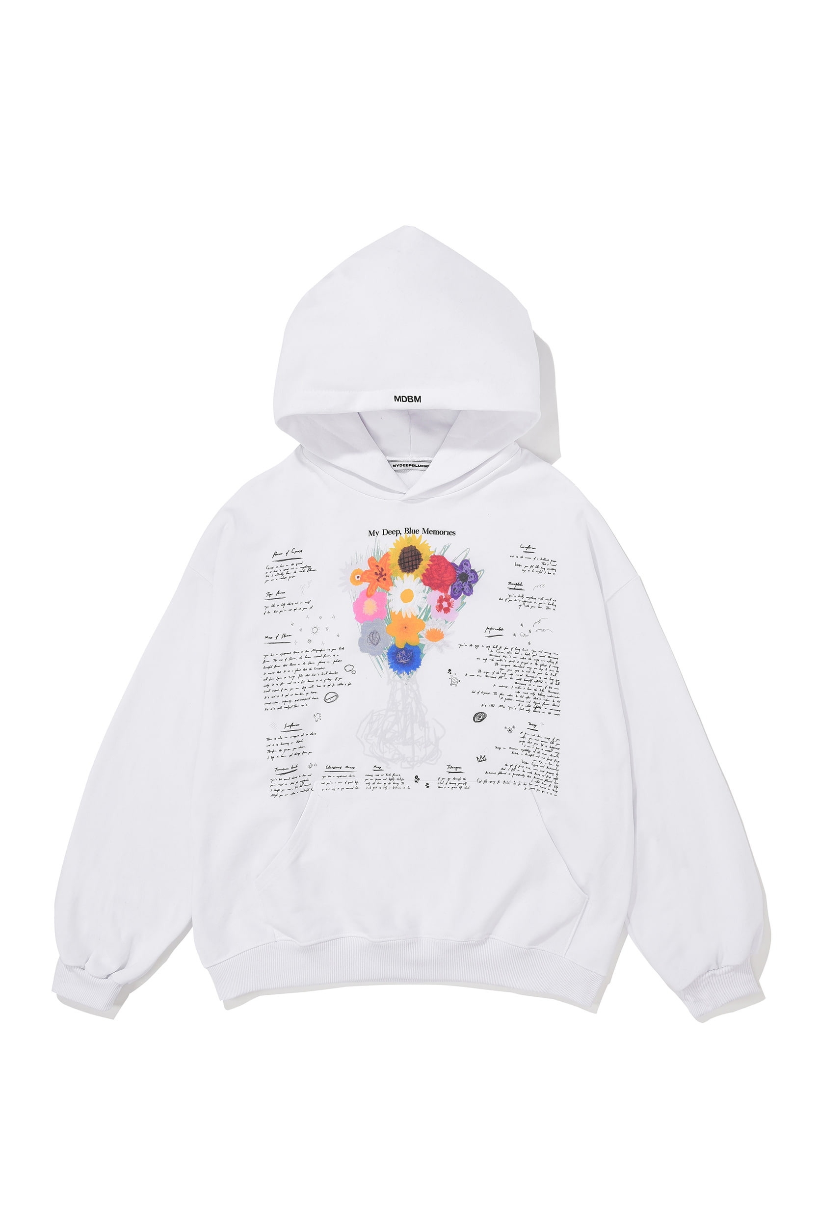 MM twelve flower hoodie